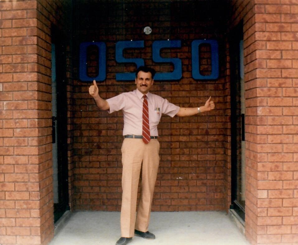 Marino Osso outside the original Osso showroom